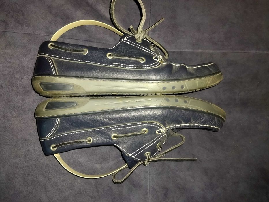 Мокасини  сліпери туфлі  Clarks Bratton Boat  р.40  темно-сині