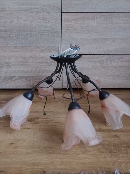 Lampa sufitowa 5 kloszowa