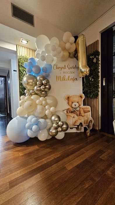 Ścianka dekoracja balony