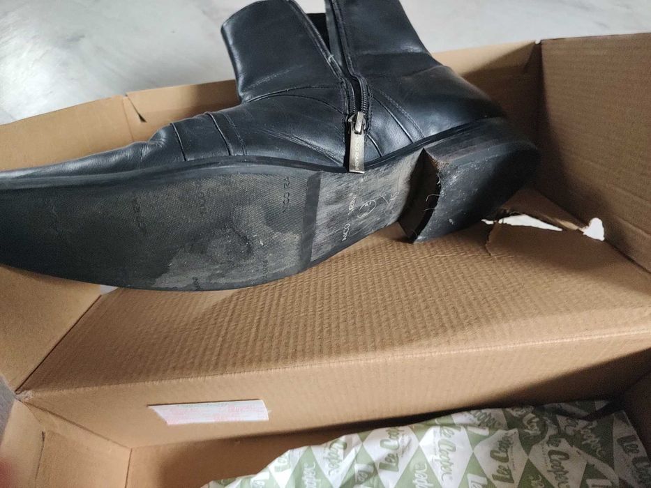 Sztyblety półbuty kozaki męskie botki skóra  Okazja Tanio r.45-46