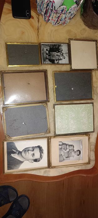 Stare ramka drewniane, odlewane, plastikowe, mosiężne,