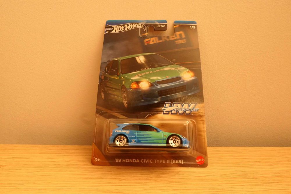 '99 Honda Civic Type-R [EK9] Falken - Hot Wheels