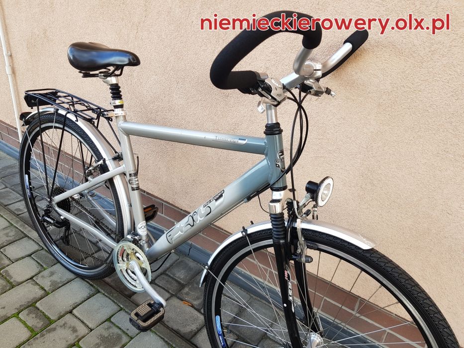 Rower męski trekkingowy PHIL koła 28 SHIMANO DEORE aluminium rabat