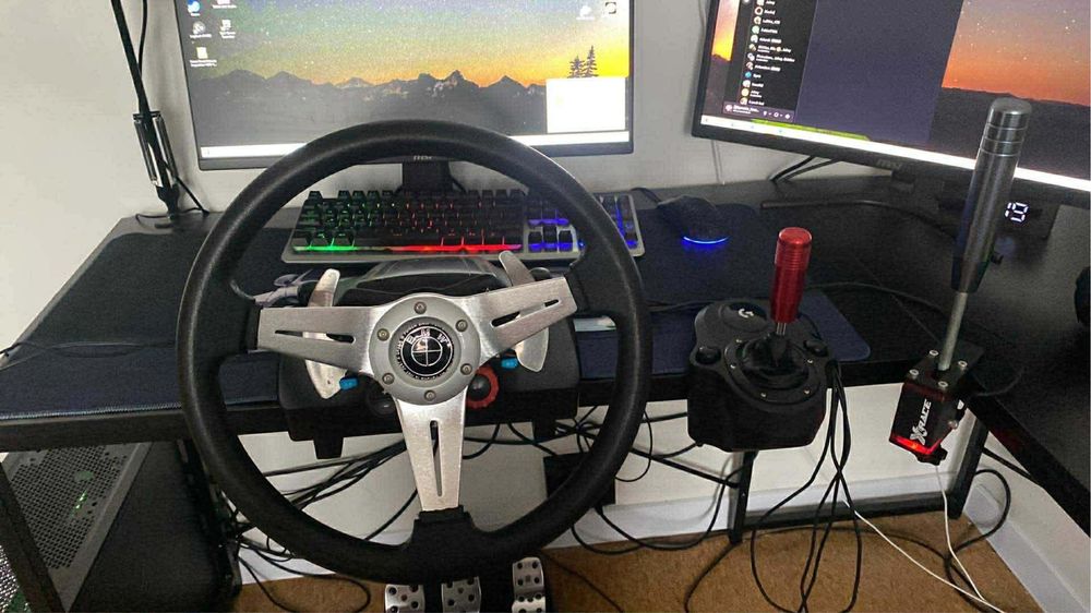 Kierownica Logitech G29 MOD BMW + Shifter + Hamulec Ręczny USB Drift/Rajdy