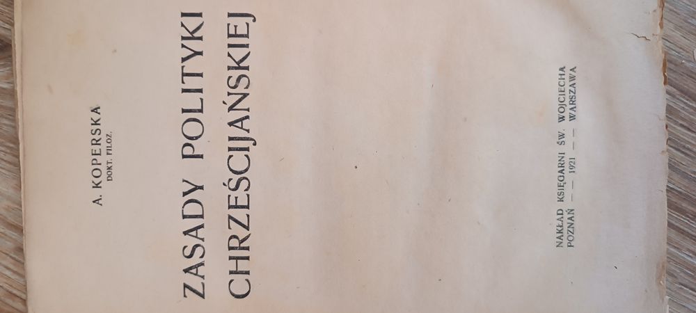 Zasady polityki chrześcijańskiej
