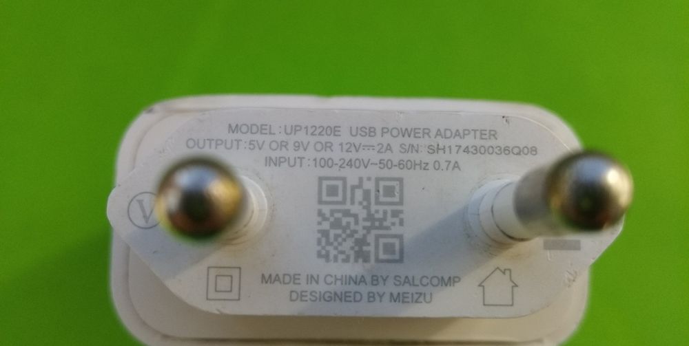 Зарядное быстрое Meizu Samsung 5.V 2A 9V-1.67A