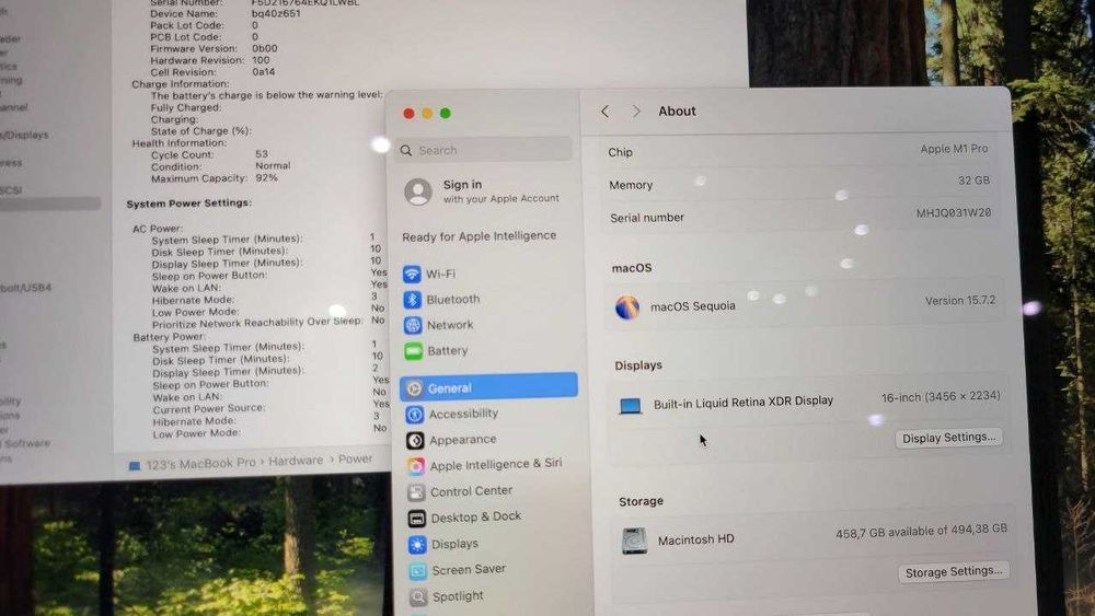 MacBook Pro 16 M1 Pro 32GB 512GB