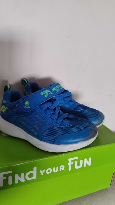 Дитячі кросівки для хлопчика Skechers з підсвіткою Go Run