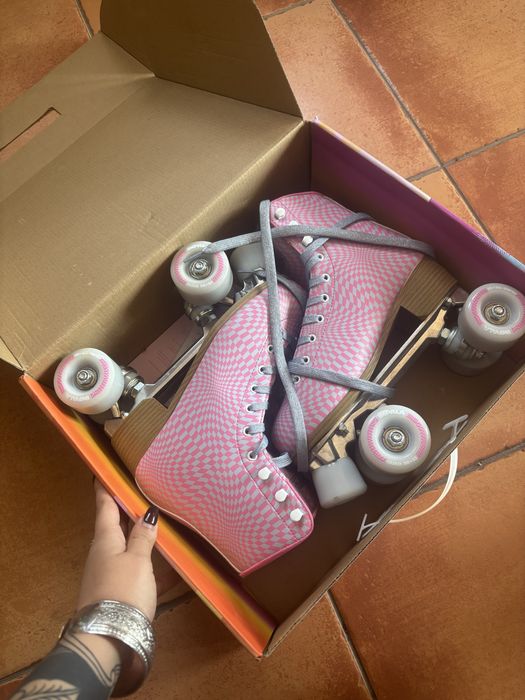 Patins Impala 38 Rosa Novos