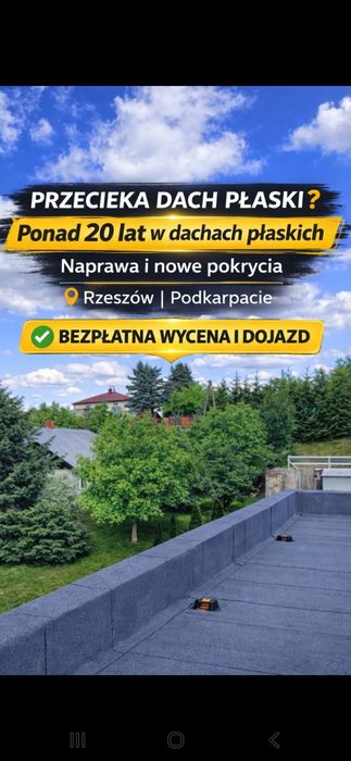Krycie dachów papą termozgrzewalną