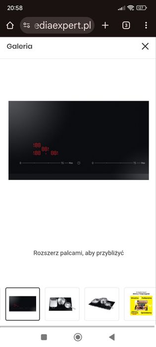 Witam sprzedam płytę indukcyjną Samsung