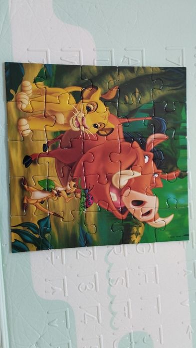 Puzzles Disney (Rei Leão, Dumbo, Bambi, Livro da Selva)
