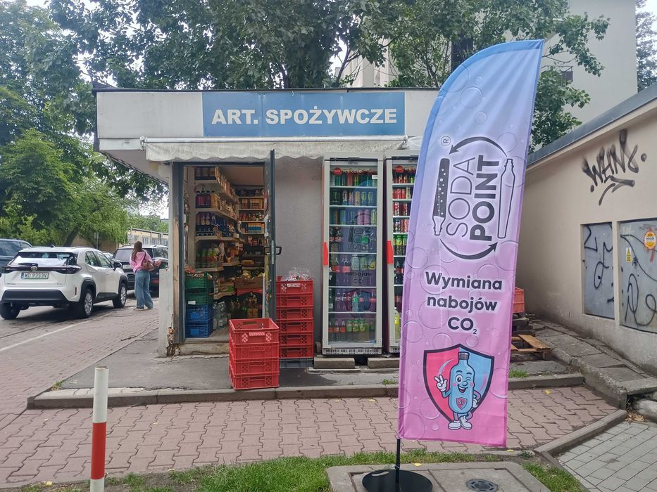 SODA POINT Warszawa (Rakowiec), Sanocka 8A Wymiana nabojów CO2