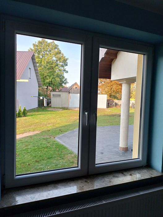 Sprzedam dwa białe okna156x140
