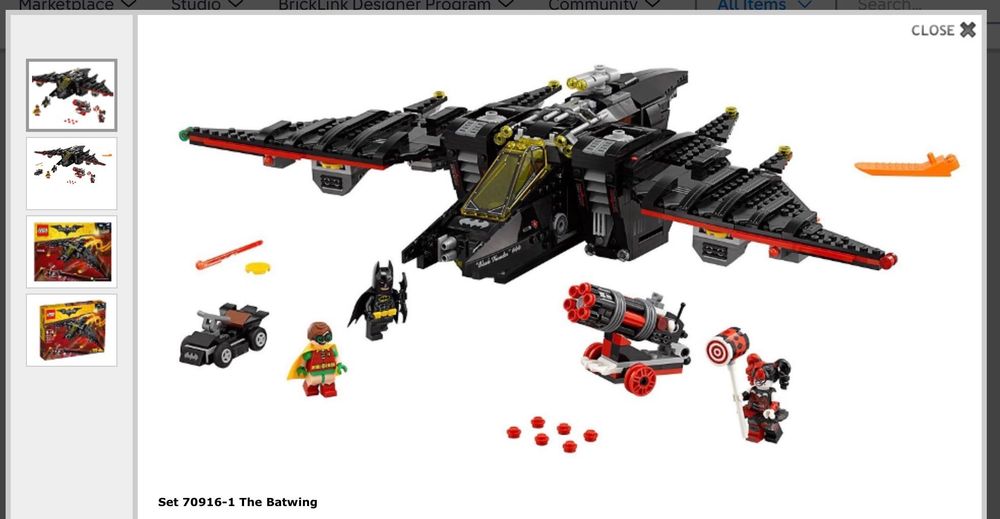 Lego The Batwing 70916