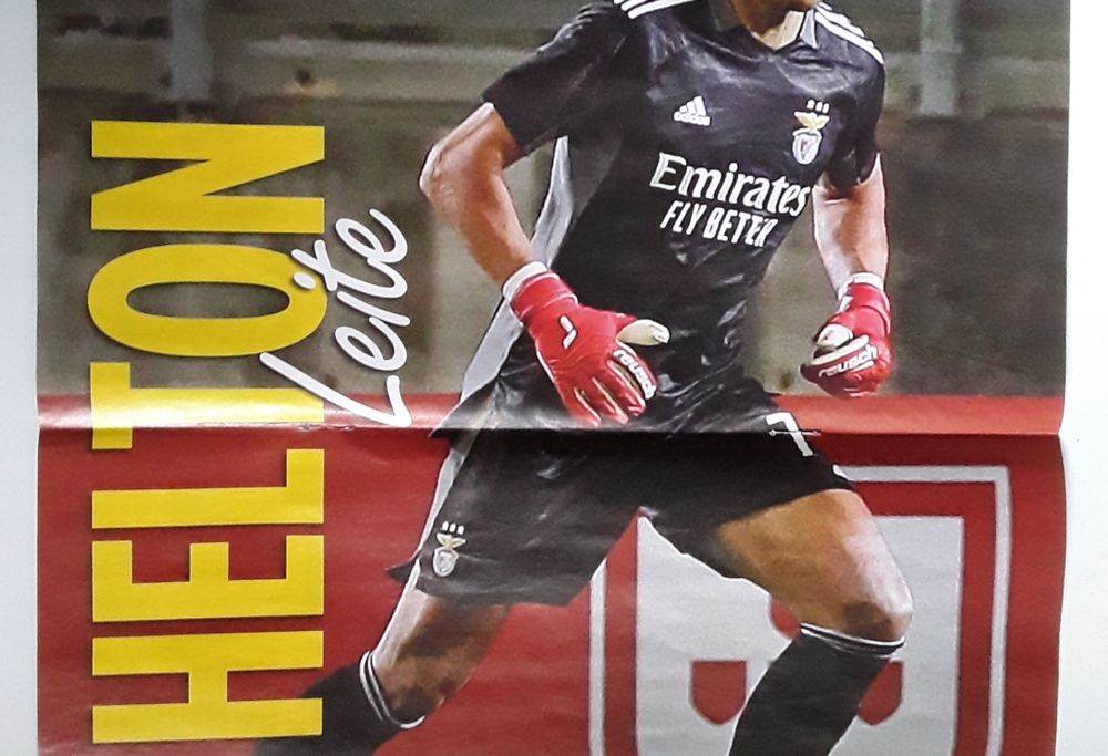 Poster Helton Leite do S L B - Sport Lisboa e Benfica