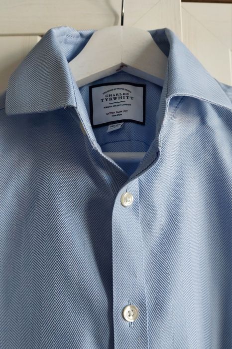 Koszula niebieska Charles Tyrwhitt r14, 5, 33 in