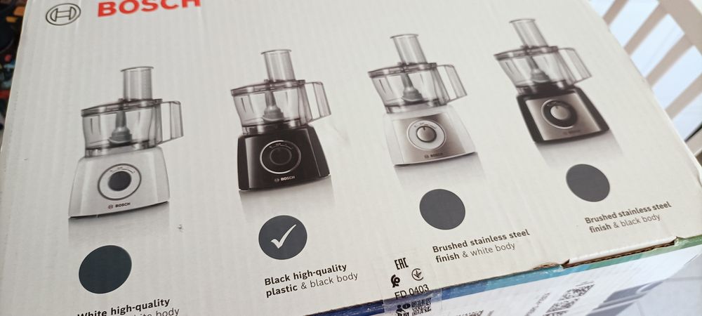 NOVO - BOSCH Robot de cozinha MultiTalent3, Processador de alimentos