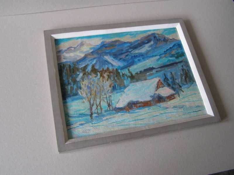 "Tatry w słońcu " -Tadeusz Kurek , sygn.+ pieczątka i opis