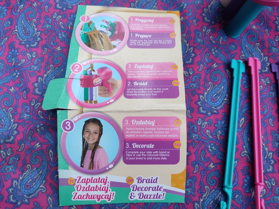 Zestaw do kręcenia warkoczyków