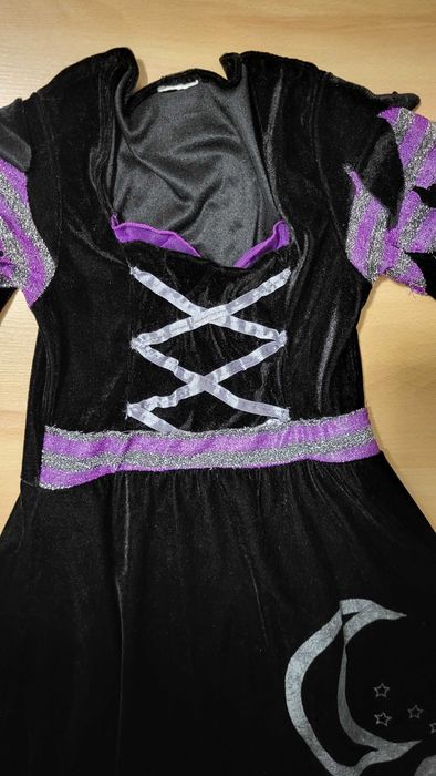 Strój halloween dla dziewczynki roz 116cm