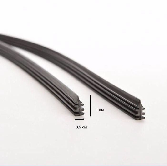 Резинки 1 шт для бескаркасных дворников 700мм премиум качество