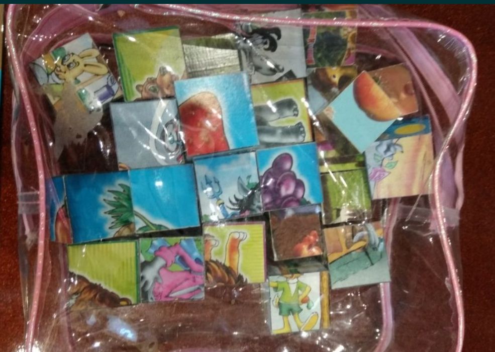 Кубики пазлы. Развивающие игры