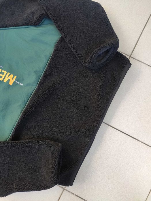 Kurtka polarowa sherpa jesienna czarna skate r. M