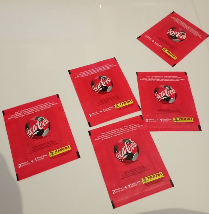 Cromos coca cola Panini Word Cup originais