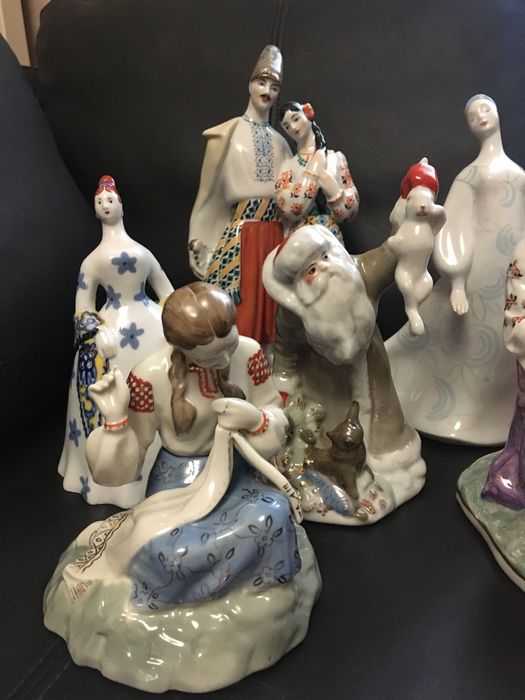 Статуетки фігурки порцелянові( фарфор) українських заводів СРСР