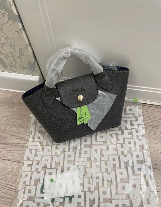 Сумка Longchamp жіноча сіра
