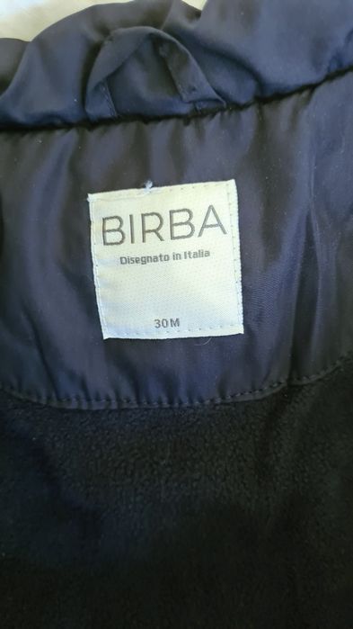 Birba piękna włoska kurtka zimowa futerko ciepłe Nowe 92-98