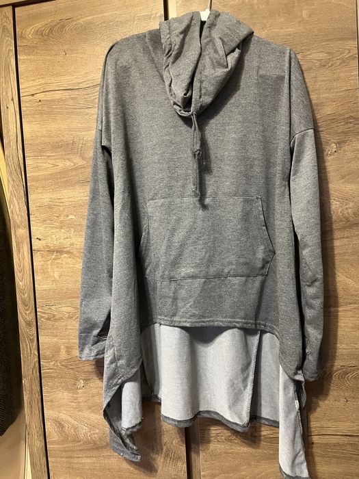 Bluza asymetryczna szara