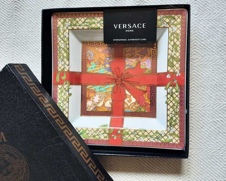 Patera Versace Christmas Magic 2003, 22x22x3 cm, Rosenthal, nowe