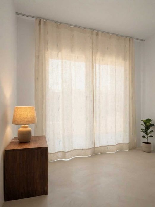 Cortina / Cortinado Grande do Teto ao Chão 250x250 cm (Sala / Quarto)