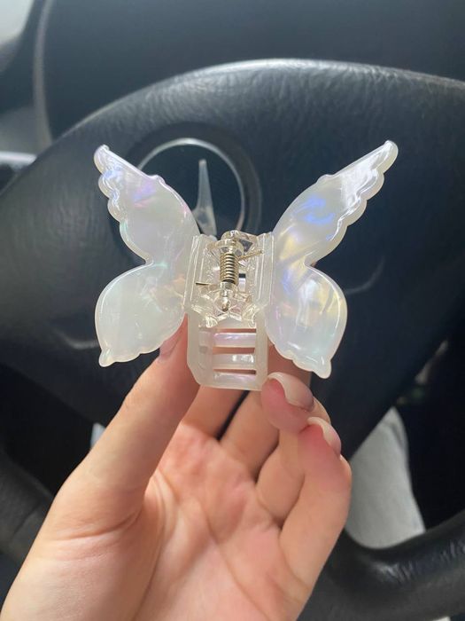 Заколка/крабік метелик