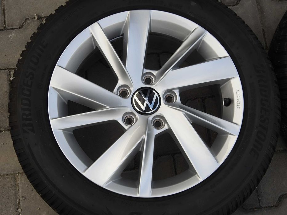 4×Alufelgi VW OE 16'' 6,5J 5x112 ET46  5H0 19rok Jak NOWE