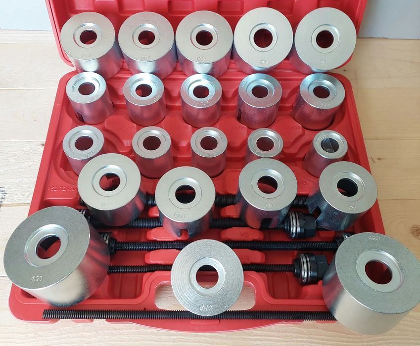 Conjunto Extratores Rolamentos Cinoblocos Manual Universal - 27 peças