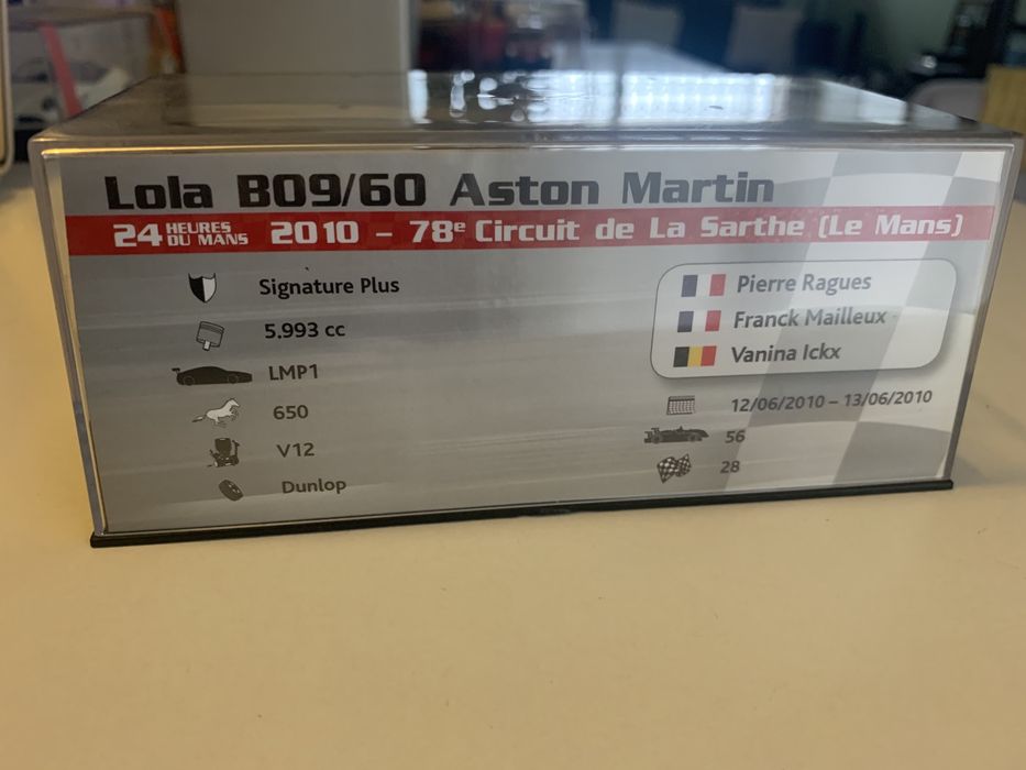 Miniatura Lola B09/60 Aston Martin - 24h do Mans 2010