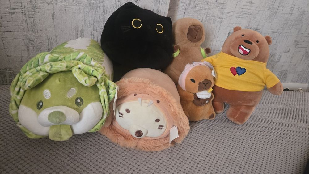 Новые Мягкие игрушки marvel лиса медведь we bare bears