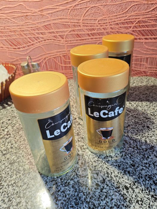 Банки з-під кави скляні на закрутку 700 мл банка