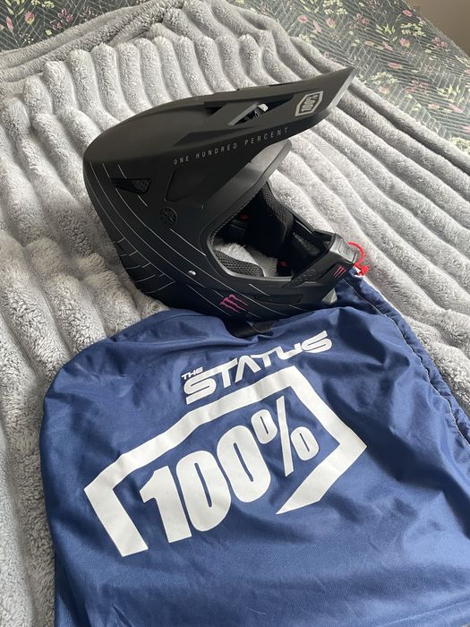 велошолом фулфейс dh 100% status fullface 100 percent