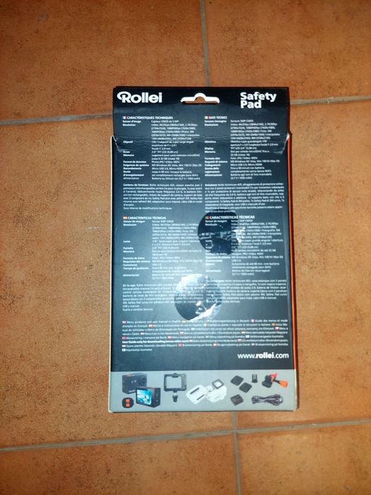 Câmara de Ação Rollei Actioncam 425 (4K, Wi-Fi, Estanque 40m) – Na Caixa