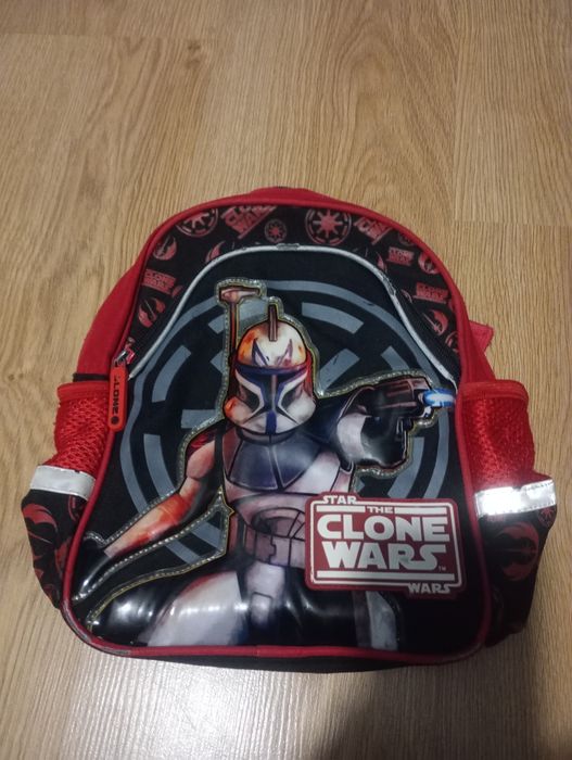 Plecak plecaczek autka z odblaskami + gratis plecaczek Star Wars