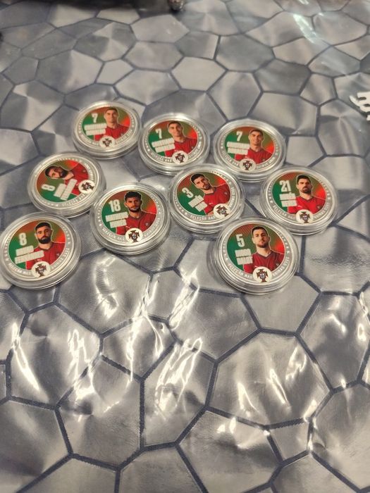 Moedas ícoins da seleção portuguesa