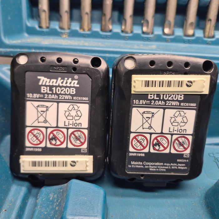 Młotowiertarka akumulatorowa Makita HR166D SDS-PLUS 2 x bateria 2.0Ah ładowarka walizka; Komis Jasło Igielna