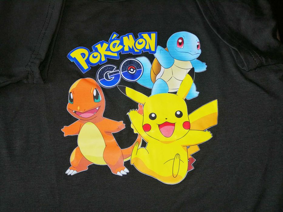 T-shirt preta Pokemon 12 A (158 cm) NOVA