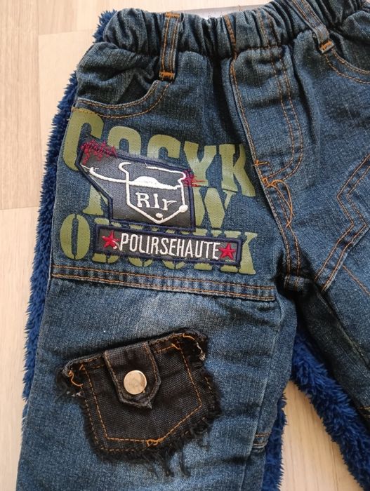 Rozmiar 86 Zestaw ciepłych spodni