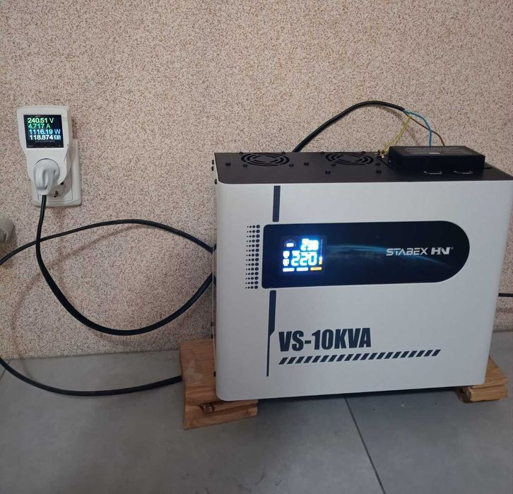 Стабекс VS-5KVA, VS-10KVA, VS-12KVA, симісторний, 16 ключів. Стабілізатор напруги від виробника