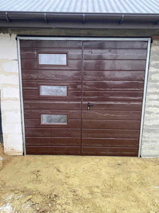 Brama garażowa Drzwi stalowe Bramy garażowe do muru Brama na wymiar